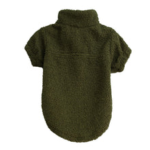Cargar imagen en el visor de la galería, Chaqueta Teddy verde musgo