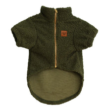 Cargar imagen en el visor de la galería, Chaqueta Teddy verde musgo