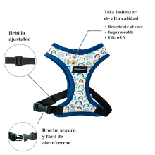 Cargar imagen en el visor de la galería, Arnés para perro arcoiris