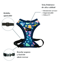 Cargar imagen en el visor de la galería, Arnés para perro Floral Ditsy