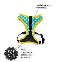 Cargar imagen en el visor de la galería, arnés para perro floral