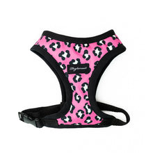 Cargar imagen en el visor de la galería, arnés para perro animal print rosado