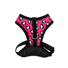Cargar imagen en el visor de la galería, arnés para perro animal print fucsia