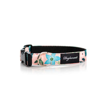 Cargar imagen en el visor de la galería, collar perro floral pastel