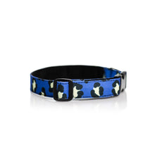 Cargar imagen en el visor de la galería, collar perro animal print azul