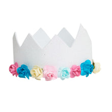 Cargar imagen en el visor de la galería, Set Feliz Cumpleaños Confetti - Corona Floral White