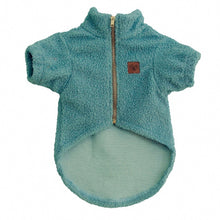 Cargar imagen en el visor de la galería, Chaqueta Teddy celeste