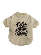 Cargar imagen en el visor de la galería, Pijama estampado blanco invierno
