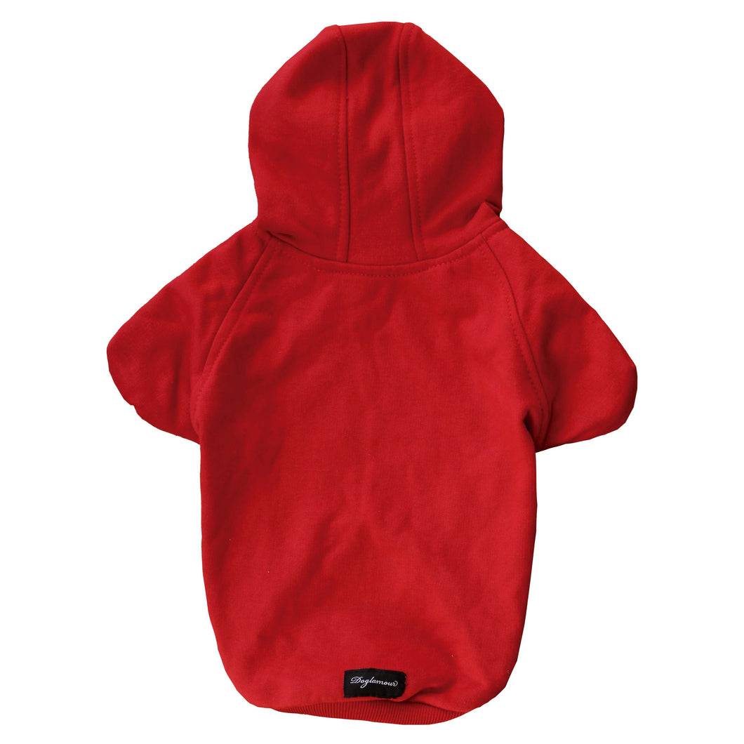 Hoodie clásico rojo