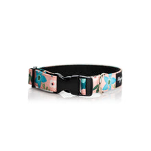 Cargar imagen en el visor de la galería, collar perro floral pastel
