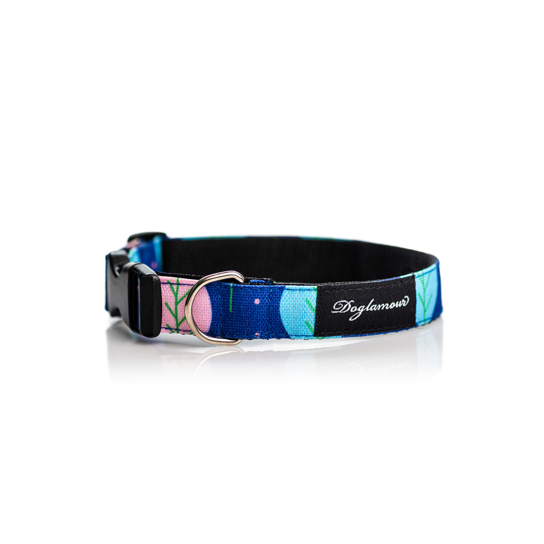 collar perro leaves